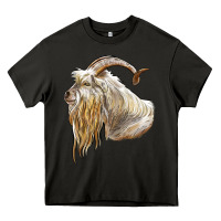 Asphalt kiko goat face Heavy Core Tee - LillyAllenDesigns