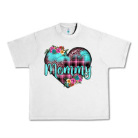 Lunar Rock mommy leopard turquoise heart Urban Heavy Tee - JahusDesignShop