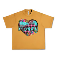 Peanut Butter mommy leopard turquoise heart Urban Heavy Tee - JahusDesignShop