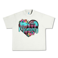 Pistachio mommy leopard turquoise heart Urban Heavy Tee - JahusDesignShop