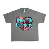 Tornado mommy leopard turquoise heart Urban Heavy Tee - JahusDesignShop