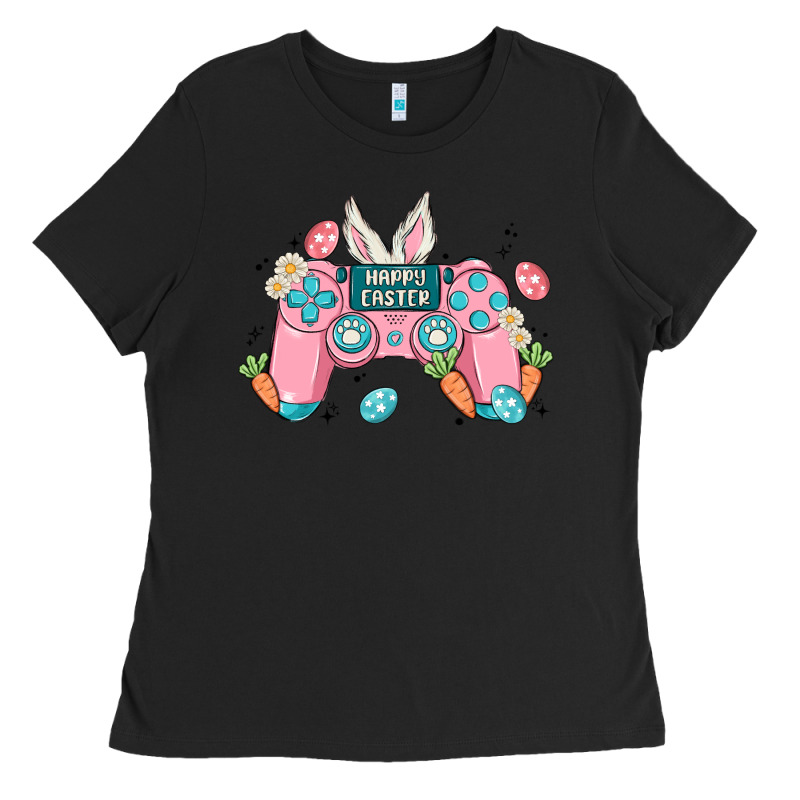 Happy Easter Ladies Tee by MaliasSmallBusiness | Teevron