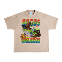 French Oak Hocus Croakus Halloween Frog Urban Heavy Tee - LillyAllenDesigns