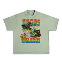 Oil Green Hocus Croakus Halloween Frog Urban Heavy Tee - LillyAllenDesigns