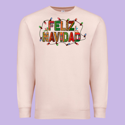 Feliz Navidad Premium Sweatshirt Designed By Bundleandbundleshop