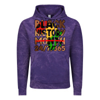 Cloud Purple black history month Vintage Hoodie - LillyAllenDesigns