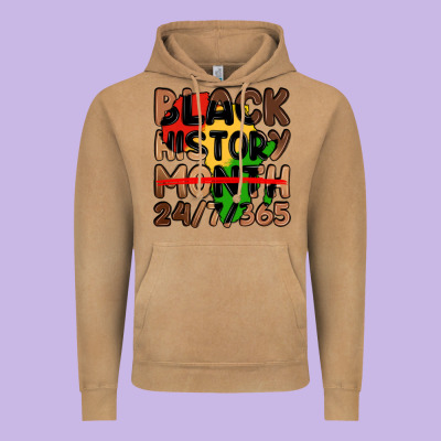 Black History Month Vintage Hoodie Designed By Lillyallendesigns