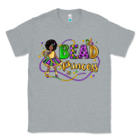 Heather Grey bead princess mardi gras Classic Tee - LillyAllenDesigns