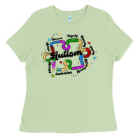 Matcha autism teacher pencil Ladies Tee - MaliasSmallBusiness