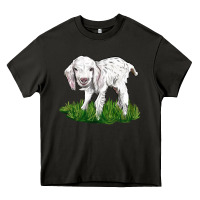 Asphalt Baby Angora Goat Heavy Core Tee - LillyAllenDesigns