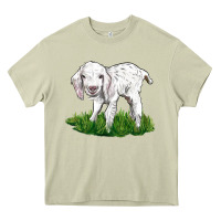 Mossy Baby Angora Goat Heavy Core Tee - LillyAllenDesigns
