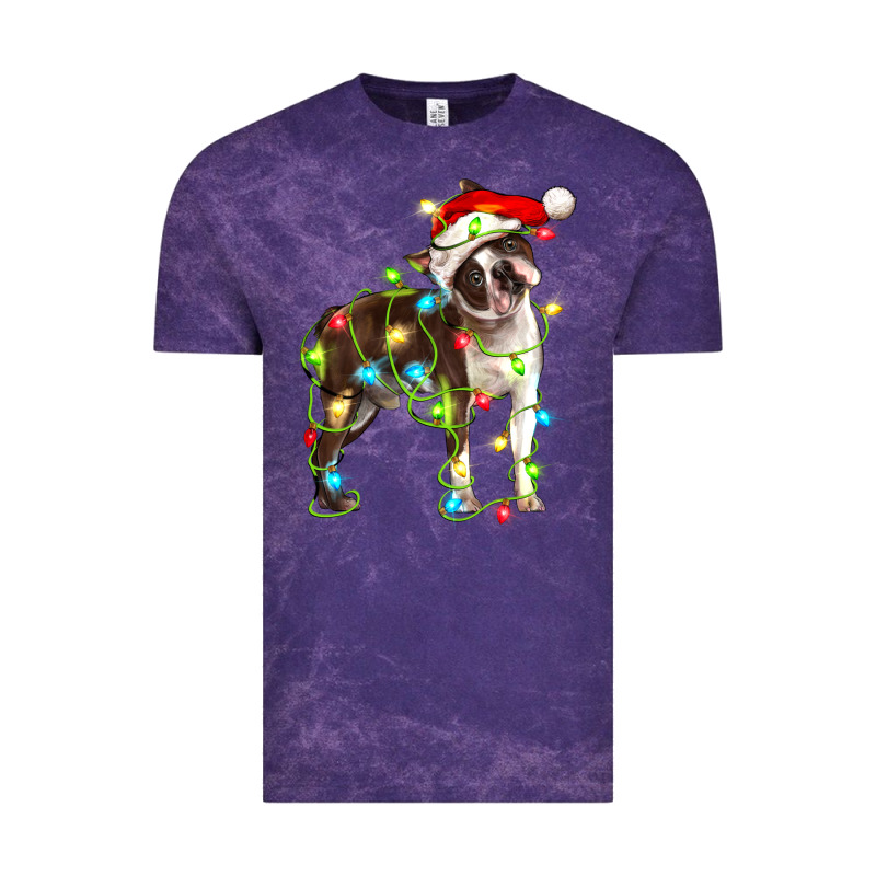 Christmas Chocolate Boston Terrier Vintage Tee by LillyAllenDesigns | Teevron