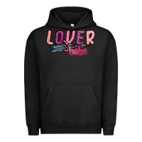 Pigment Black Lover Babe Urban Hoodie - SublimationCraftShop