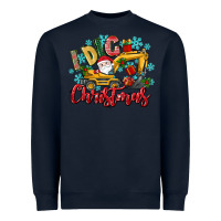 Navy i dig christmas Heavyweight Sweatshirt - texasbilliewilder