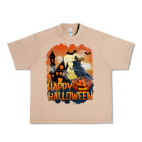 Burro Happy Halloween With Crow Urban Heavy Tee - LillyAllenDesigns