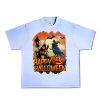 Grape Ice Happy Halloween With Crow Urban Heavy Tee - LillyAllenDesigns