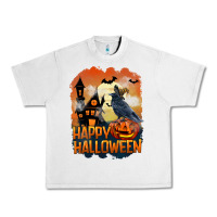 Lunar Rock Happy Halloween With Crow Urban Heavy Tee - LillyAllenDesigns