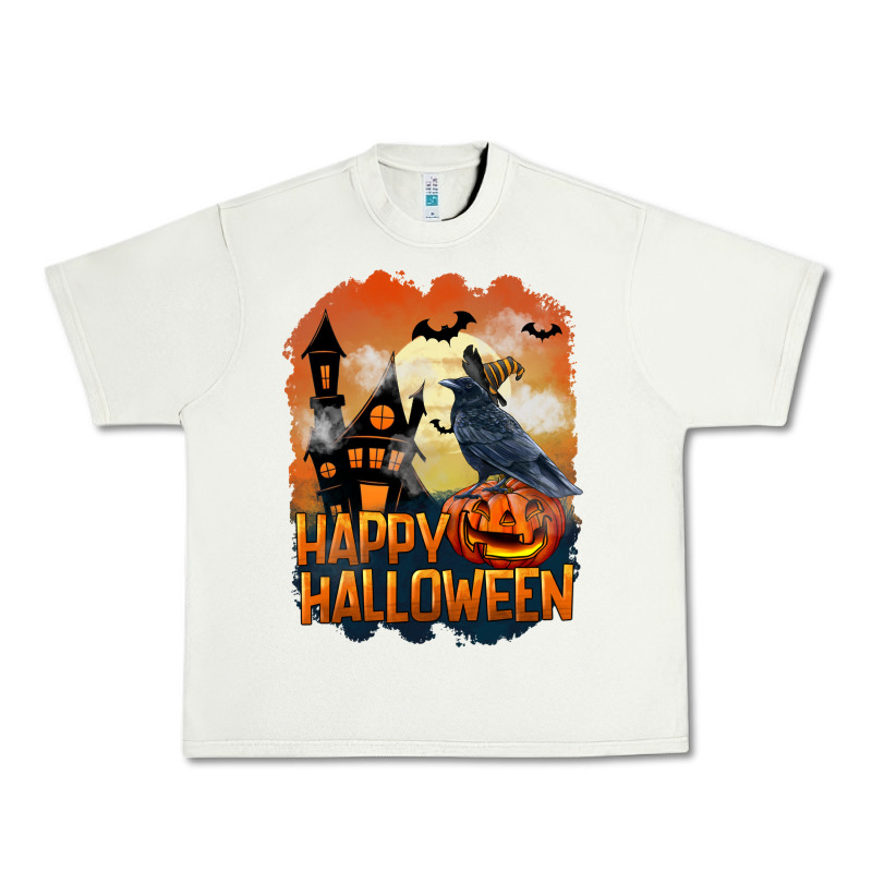 Happy Halloween With Crow Urban Heavy Tee by LillyAllenDesigns | Teevron