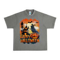 Tornado Happy Halloween With Crow Urban Heavy Tee - LillyAllenDesigns