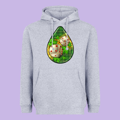 St.patrick's Teardrop Earrings Heavyweight Hoodie Designed By Fadigitalartstudio