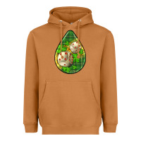Meerkat st.patrick's teardrop earrings Heavyweight Hoodie - FaDigitalArtStudio