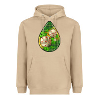 Mushroom st.patrick's teardrop earrings Heavyweight Hoodie - FaDigitalArtStudio