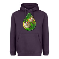 Plum st.patrick's teardrop earrings Heavyweight Hoodie - FaDigitalArtStudio
