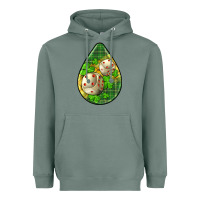 Sage st.patrick's teardrop earrings Heavyweight Hoodie - FaDigitalArtStudio