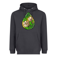 Smoke st.patrick's teardrop earrings Heavyweight Hoodie - FaDigitalArtStudio