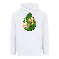 White st.patrick's teardrop earrings Heavyweight Hoodie - FaDigitalArtStudio