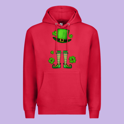 Custom Name St. Patrick's Leprechaun Premium Hoodie Designed By Oliviacreatesart