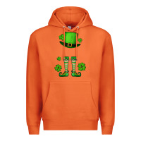 Carrot Custom name St. Patrick's leprechaun Premium Hoodie - OliviaCreatesArt
