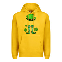 Lemon Custom name St. Patrick's leprechaun Premium Hoodie - OliviaCreatesArt