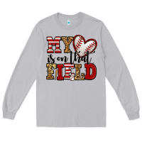 Moon Dust my heart is on that field baseball Long Sleeve Tee - Jasminsmagicworld