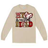 My Heart Is On That Field Baseball Long Sleeve Tee | Teevron