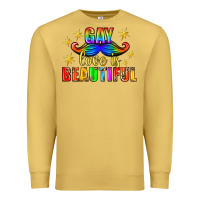 Gay Love Is Beautiful Pride Lgbtq Premium Sweatshirt | Teevron