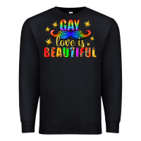 Black Gay Love Is Beautiful Pride Lgbtq Premium Sweatshirt - BundleAndBundleShop