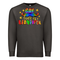 Smoke Gay Love Is Beautiful Pride Lgbtq Premium Sweatshirt - BundleAndBundleShop