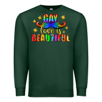 Sports Green Gay Love Is Beautiful Pride Lgbtq Premium Sweatshirt - BundleAndBundleShop