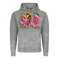 Cloud Rock with god all things are possible black woman Vintage Hoodie - LillyAllenDesigns