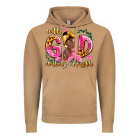 Vintage Camel with god all things are possible black woman Vintage Hoodie - LillyAllenDesigns