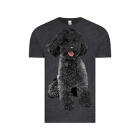 Vintage Black black poodles dog Vintage Tee - LillyAllenDesigns