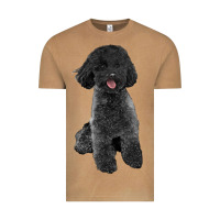 Vintage Camel black poodles dog Vintage Tee - LillyAllenDesigns