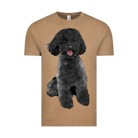 Vintage Coffee black poodles dog Vintage Tee - LillyAllenDesigns