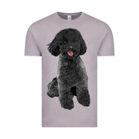 Vintage Zinc black poodles dog Vintage Tee - LillyAllenDesigns