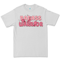 Dove Grey badass warrior Premium Tee - MaliasSmallBusiness