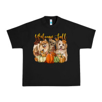 Black welcome fall with dogs Urban Heavy Tee - LillyAllenDesigns