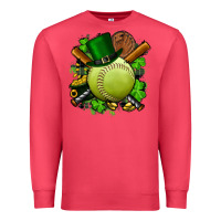 Cardinal st.patrick's day softball Premium Sweatshirt - FaDigitalArtStudio