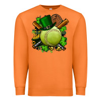 Carrot st.patrick's day softball Premium Sweatshirt - FaDigitalArtStudio