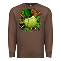 Chestnut st.patrick's day softball Premium Sweatshirt - FaDigitalArtStudio